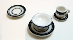 Ceramic Place Setting - Black