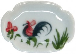Ceramic Rooster Platter