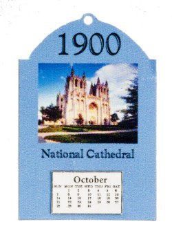 1900 CATHEDRAL CALENDAR TIN1155