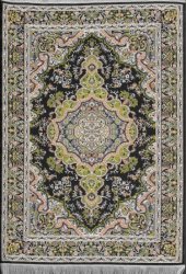 GREEN WOVEN RUG 12 X 7-7/8