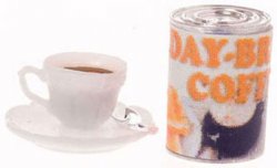 1 Lb can of coffee W/Cup Of Coffee FA11021