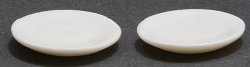 IM65636 - Plain White Plates, 2 Pieces