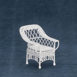 Bar Harbor Chair- White Wire