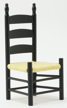 CLA10517 - Shaker Side Chair, Black