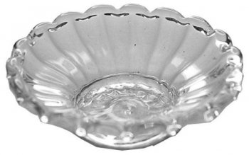 Clear Glass Flared Platter