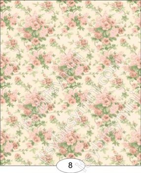 Wallpaper - Romantic Rose - Peach