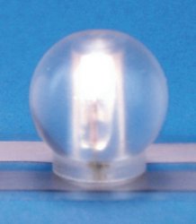 Round Clear 12V Pin-In Ceiling Globe MH45022
