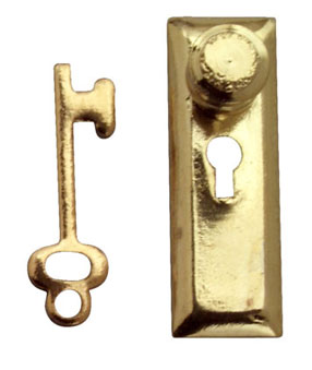 &Cla05691: 1/2 Scale Knob W/Keyplate/Key