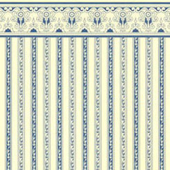 Wallpaper: Regency, Blue Stripe