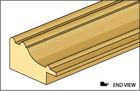 NE0915 Chair rail molding or Picture Frame material