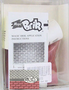 Dollhouse Miniature Magic Brik Masonry Kit 1 Sq Brick Red for Doll House Ft 