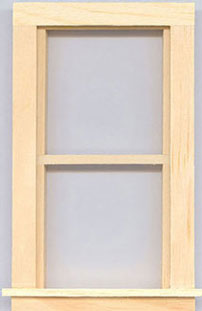 2 1/2" x 5" Colonial Window - Click Image to Close