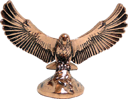 BD H073 Bronze Eagle - Click Image to Close