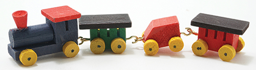 Toy Train, Wood - Click Image to Close