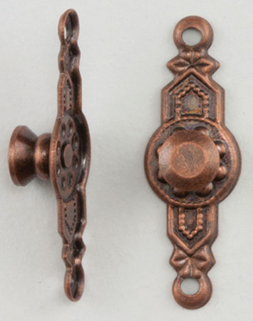 Colonial Door Knob, Oil Rubbed Bronze, 2Pk - Click Image to Close
