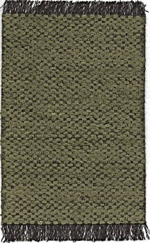 Green and Black Woven Area Rug - Click Image to Close