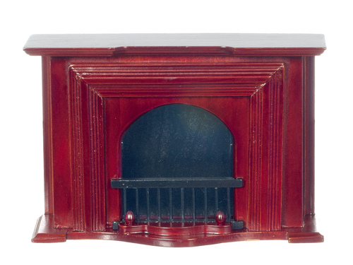Fireplace in Mahogany - Click Image to Close