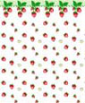 BPQKT106 - 1/4In Scale Wallpaper, Strawberries